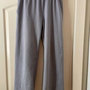 Light Blue Wide Leg Brandy Melville Sweatpants